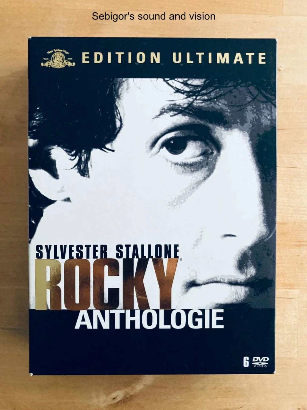 Coffret DVD Anthologie saga Rocky Sylvester Stallone édition Ultimate.